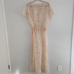Handmade Sheer Floral Gown